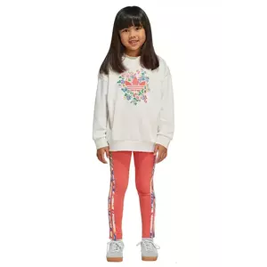 adidas Originals set de trening pentru copii culoarea bej, JD0496 imagine