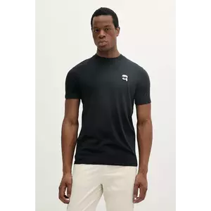 Karl Lagerfeld tricou din bumbac culoarea bleumarin, uni, 552224.755710 imagine