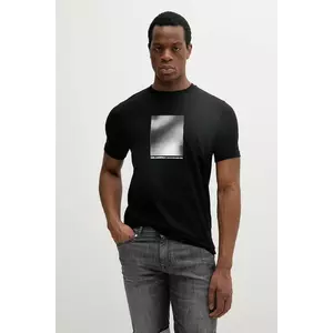 Karl Lagerfeld tricou din bumbac culoarea negru, cu imprimeu, 552224.755038 imagine