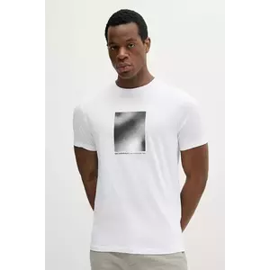 Karl Lagerfeld tricou din bumbac culoarea alb, cu imprimeu, 552224.755038 imagine