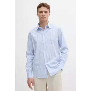 Sisley cămașă din bumbac cu guler clasic, regular, 5MVUSQ04D imagine