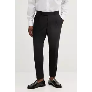 Karl Lagerfeld pantaloni culoarea negru, mulata, 552037.255080 imagine