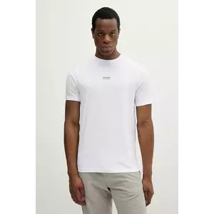 Karl Lagerfeld tricou din bumbac culoarea alb, cu imprimeu, 552224.755031 imagine