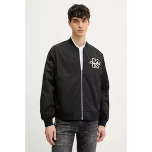 Karl Lagerfeld geacă bomber culoarea negru, de tranziție, 552533.505006 imagine