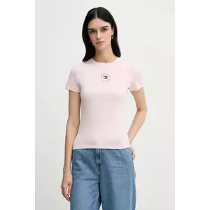 Tommy Jeans tricou culoarea roz, DW0DW20316 imagine