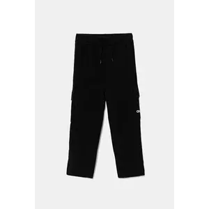 adidas pantaloni de trening pentru copii culoarea negru, uni, JC9738 imagine
