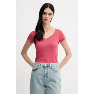 Sisley tricou culoarea roz imagine