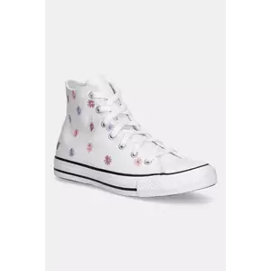 Converse teniși copii CHUCK TAYLOR ALL STAR culoarea alb, A11781C imagine