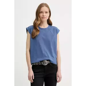 G-Star Raw top din bumbac culoarea gri, D26421-C261 imagine