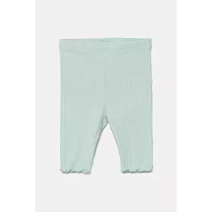 United Colors of Benetton leggins copii culoarea turcoaz, uni, 3F1AGF04K imagine
