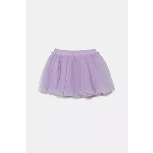 United Colors of Benetton fustă fete culoarea violet, mini, evazati, 4XTGG0011 imagine