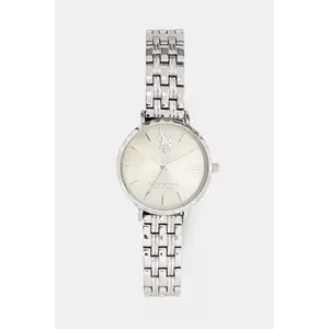 U.S. Polo Assn. ceas ARYA culoarea argintiu, USP8369ST imagine