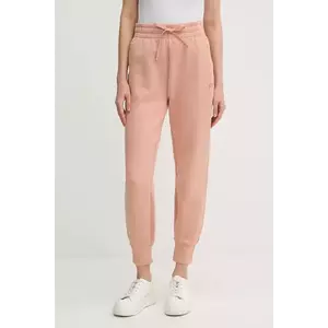 Lacoste pantaloni de trening culoarea negru, neted, XF0343 imagine