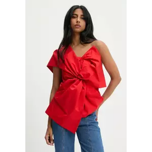 Answear Lab bluza culoarea alb, neted imagine