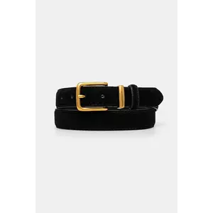 Answear Lab curea din piele intoarsa culoarea negru imagine