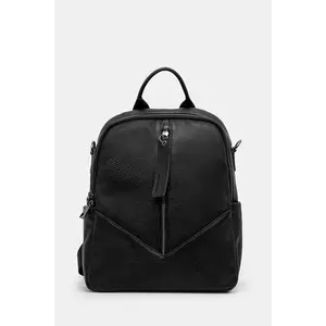 Answear Lab ghiozdan de piele femei, culoarea negru, mic, neted imagine
