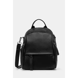 Answear Lab ghiozdan de piele femei, culoarea negru, mic, neted imagine