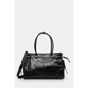Answear Lab poseta de piele culoarea negru imagine