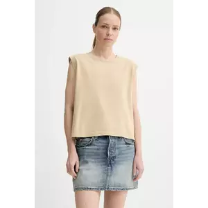 Levi's top din bumbac culoarea negru, A8794 imagine
