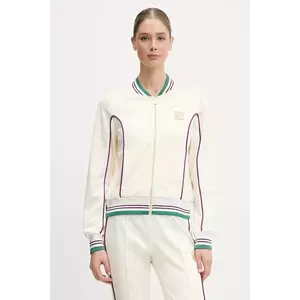 Fila bluză Lamim culoarea bej, cu imprimeu, FAW1001 imagine