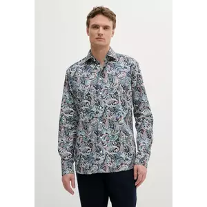 Eton cămașă din bumbac culoarea bleumarin, cu guler clasic, slim, 100013133 imagine