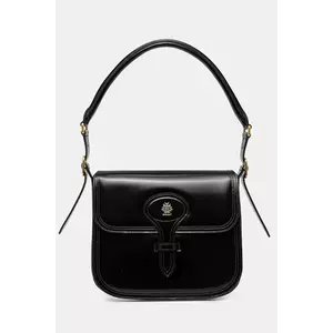 Bally poșetă de piele culoarea negru, WAC03Y imagine