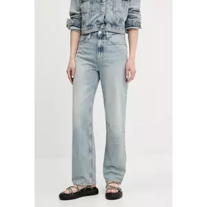 Tommy Jeans blugi high waist, DW0DW20593 imagine