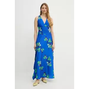 Morgan rochie RENZO.F culoarea violet, maxi, evazati, RENZO.F imagine