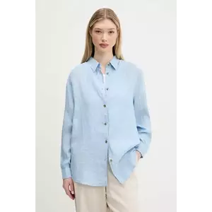 Superdry cămașă de in cu guler clasic, relaxed, W4010463A-F5P imagine