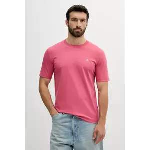 Marc O'Polo tricou din bumbac culoarea roz, uni, 524201251054 imagine