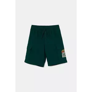 Puma pantaloni scurți copii MID90S Cargo Chino Shorts culoarea verde, talie reglabila, 685154 imagine