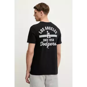 Nike tricou din bumbac Los Angeles Dodgers culoarea negru, cu imprimeu, N199-00A-LD-9UX imagine