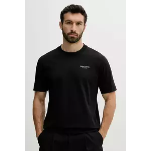 Marc O'Polo tricou din bumbac culoarea negru, cu imprimeu, 524206451260 imagine
