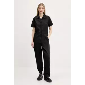 Dickies salopetă din bumbac culoarea negru, bumbac, cu guler, DK0A862UBLK1 imagine