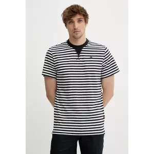 G-Star Raw tricou din bumbac culoarea bleumarin, cu imprimeu, D25961-C339 imagine