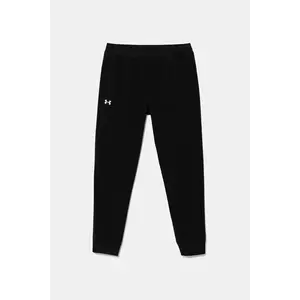 Under Armour pantaloni de trening pentru copii Rival Woven Jogger culoarea negru, uni, 1384207 imagine