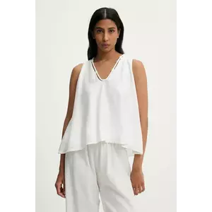 Answear Lab top culoarea alb, neted imagine