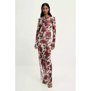 Answear Lab rochie culoarea rosu, maxi, mulata imagine