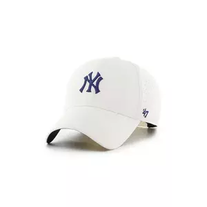 47 brand șapcă MLB New York Yankees culoarea alb, cu imprimeu, B-VENTM17YEI-F9 imagine