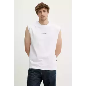 G-Star Raw tricou din bumbac culoarea alb, D26028-C336 imagine