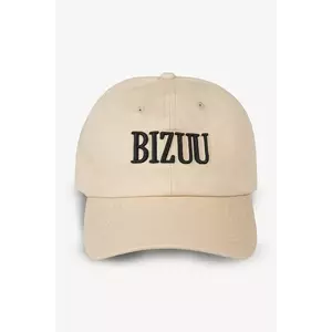 Bizuu șapcă de baseball din bumbac ZANE culoarea bej, cu imprimeu, ZANE KREMOWE imagine