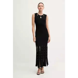 Joseph Ribkoff rochie culoarea negru, maxi, mulata, 252925 imagine