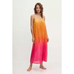Chantelle rochie de plajă din bumbac AURORA culoarea portocaliu, C16YW1 imagine