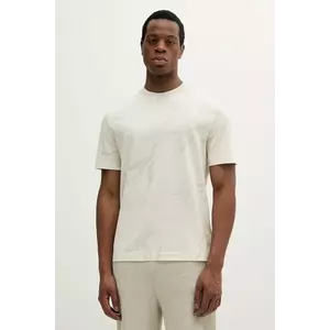 BOSS tricou din bumbac culoarea bej, modelator, 50536757 imagine
