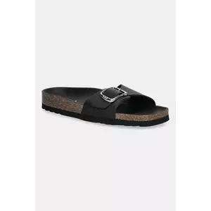 Scholl șlapi de piele EVA culoarea negru, F322631004 imagine