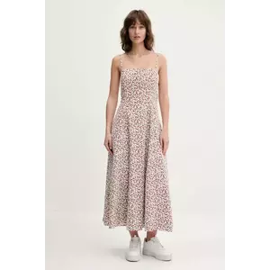 Abercrombie & Fitch rochie culoarea alb, midi, evazati, KI159-5481 imagine