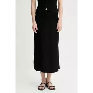 Marc O'Polo fustă culoarea negru, midi, drept, 503085420041 imagine