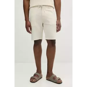 Lindbergh pantaloni scurți din in culoarea bej, melanj, 30-508003 imagine