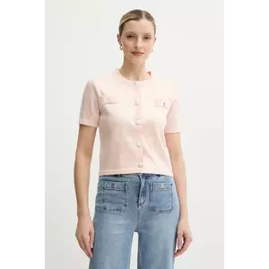 Morgan cardigan MSEKIN culoarea bej, MSEKIN imagine