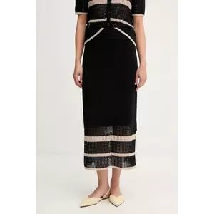 Joseph Ribkoff fustă culoarea negru, midi, drept, 252923 imagine